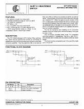 DataSheet IDT74FST163233 pdf